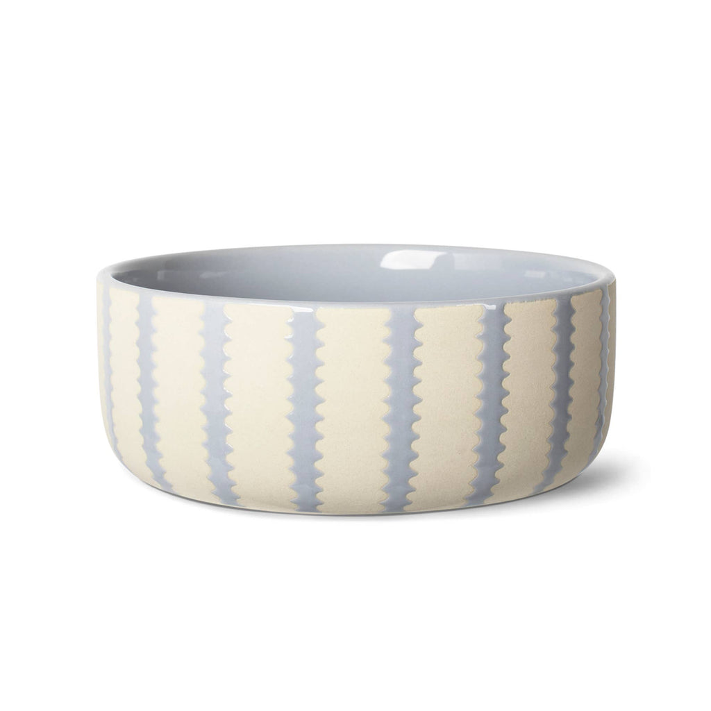 ROUND SCALLOPED MEDIUM PET BOWL