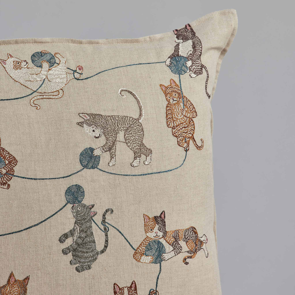 Playful Cats Pillow