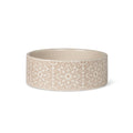 SEVILLA TILE SAND SMALL STONEWARE DOG PET BOWL