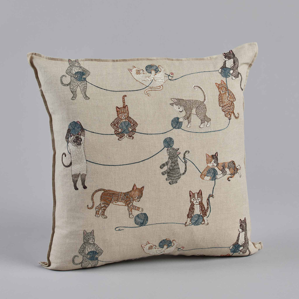 Playful Cats Pillow