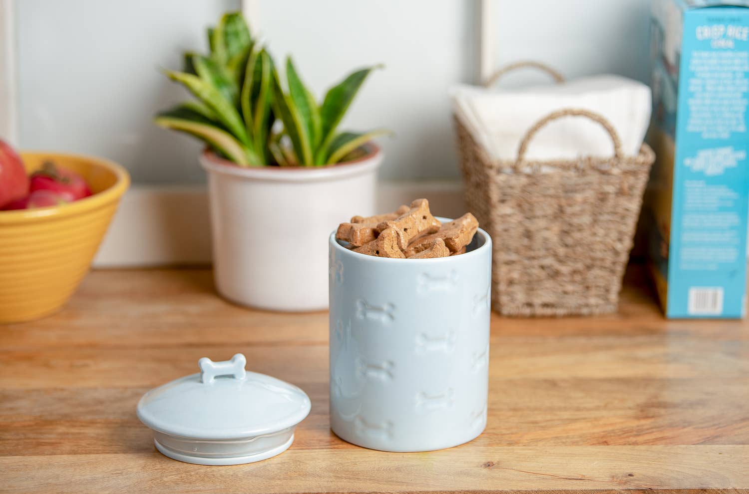 Manor Blue Treat Jar