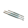 Turquoise Trail Tooled Leather Dog Collar
