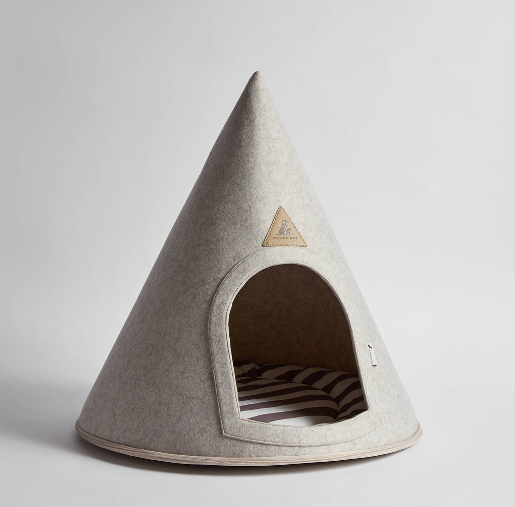 Nooee Pet Molly Cave – Size XL Cream Foldable Pet Cave