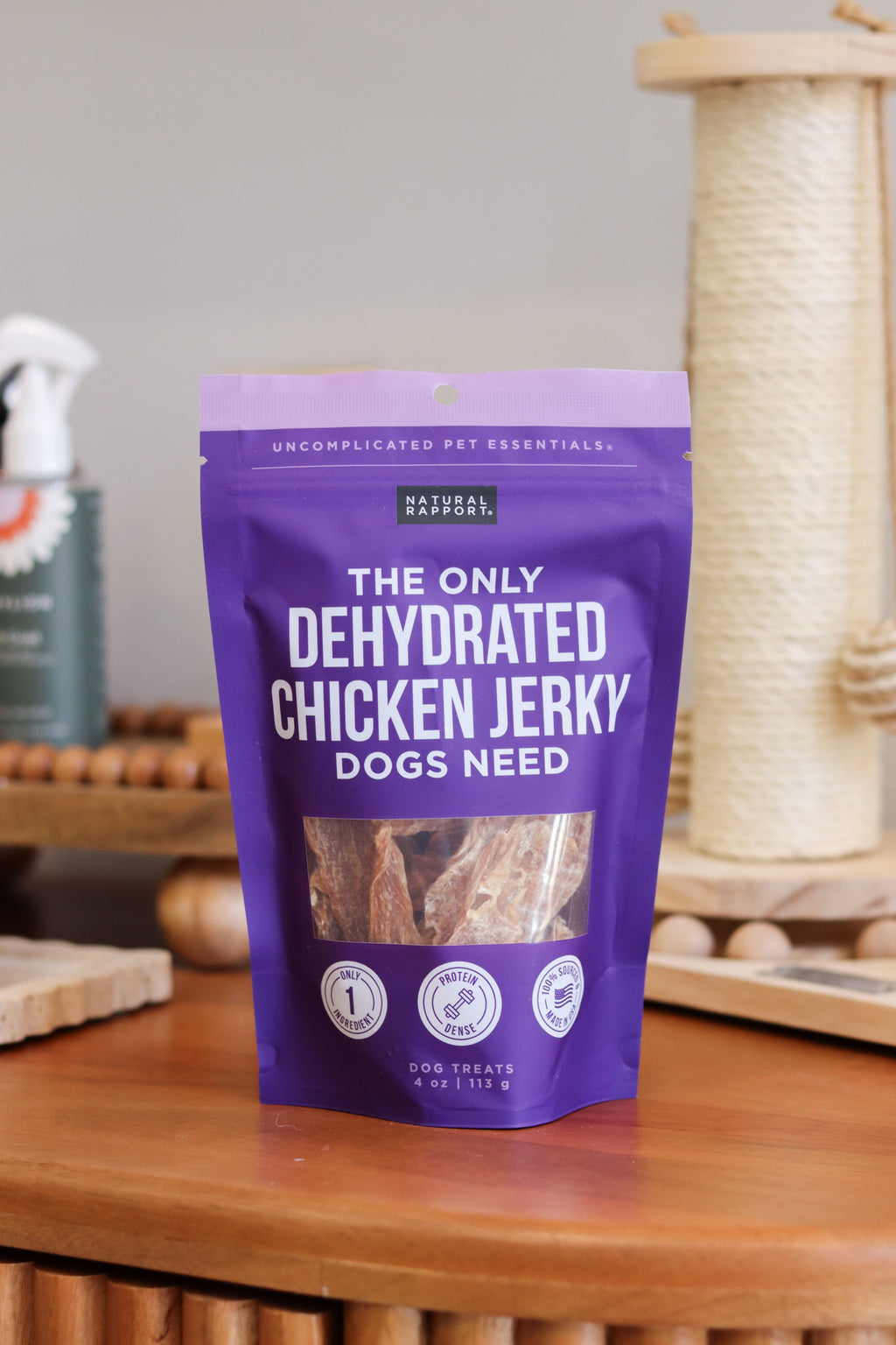 The Only Dehydrated Chicken Jerky Dogs Need