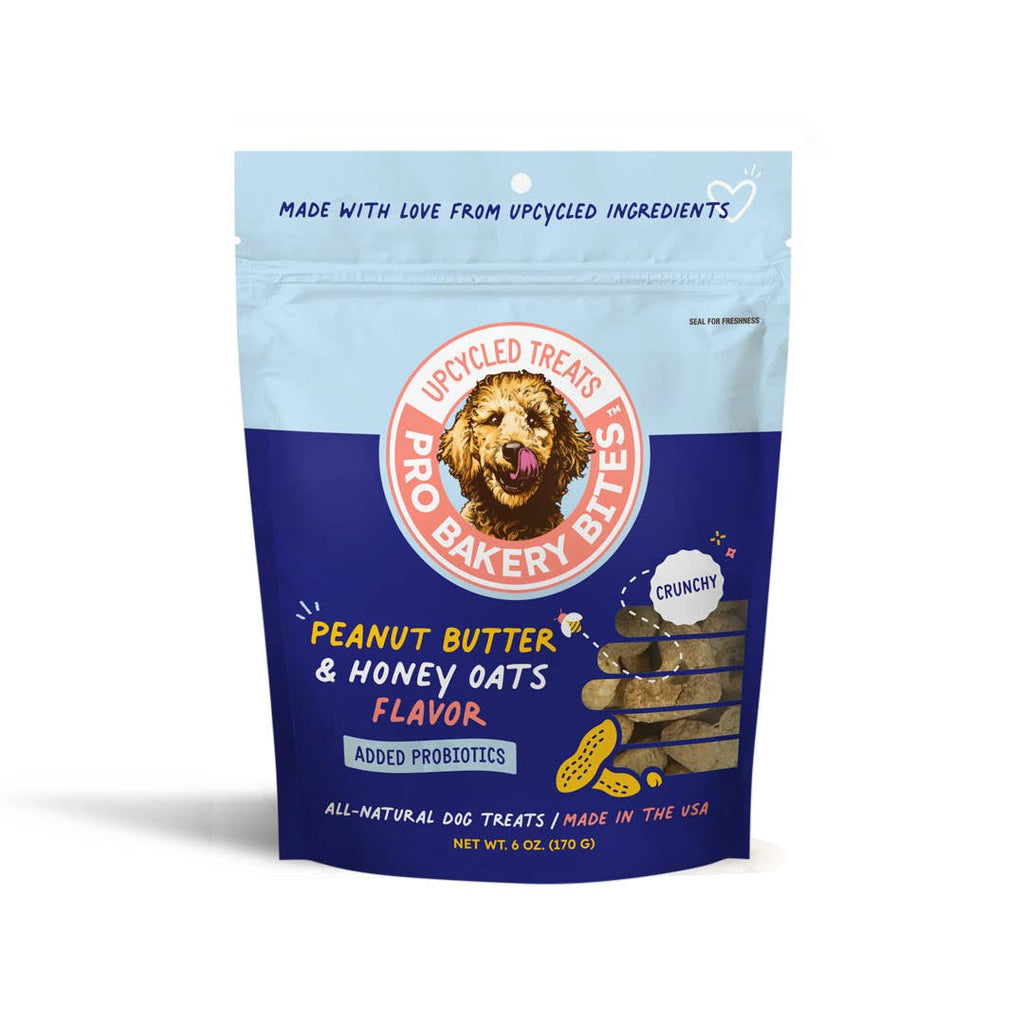 Pro Bakery Bites Crunchy - Peanut Butter & Honey Oats 6oz