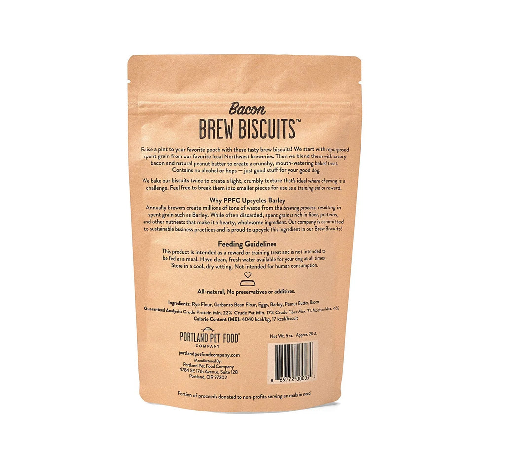 Bacon Brew Dog Biscuits