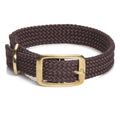 Double Braid Collar - Chocolate Brown