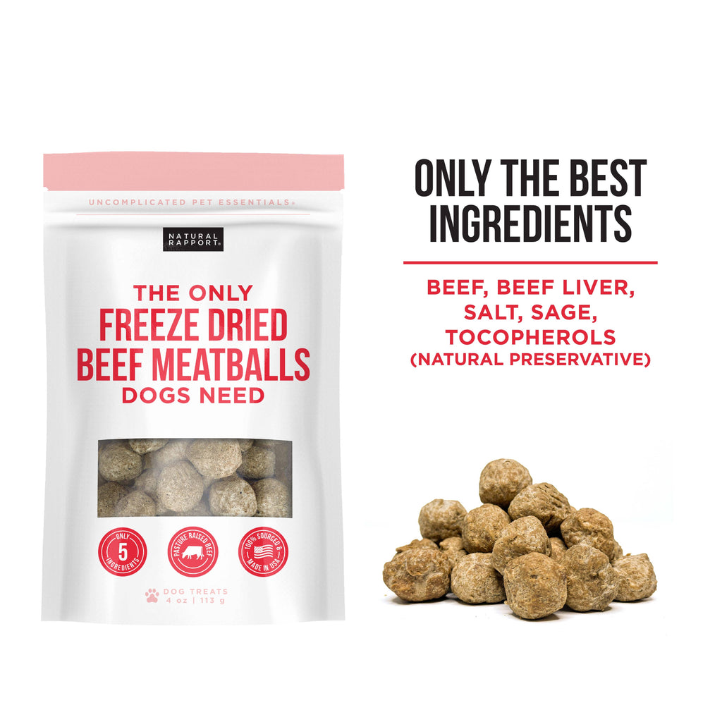 Freeze Dried Beef Meatballs
