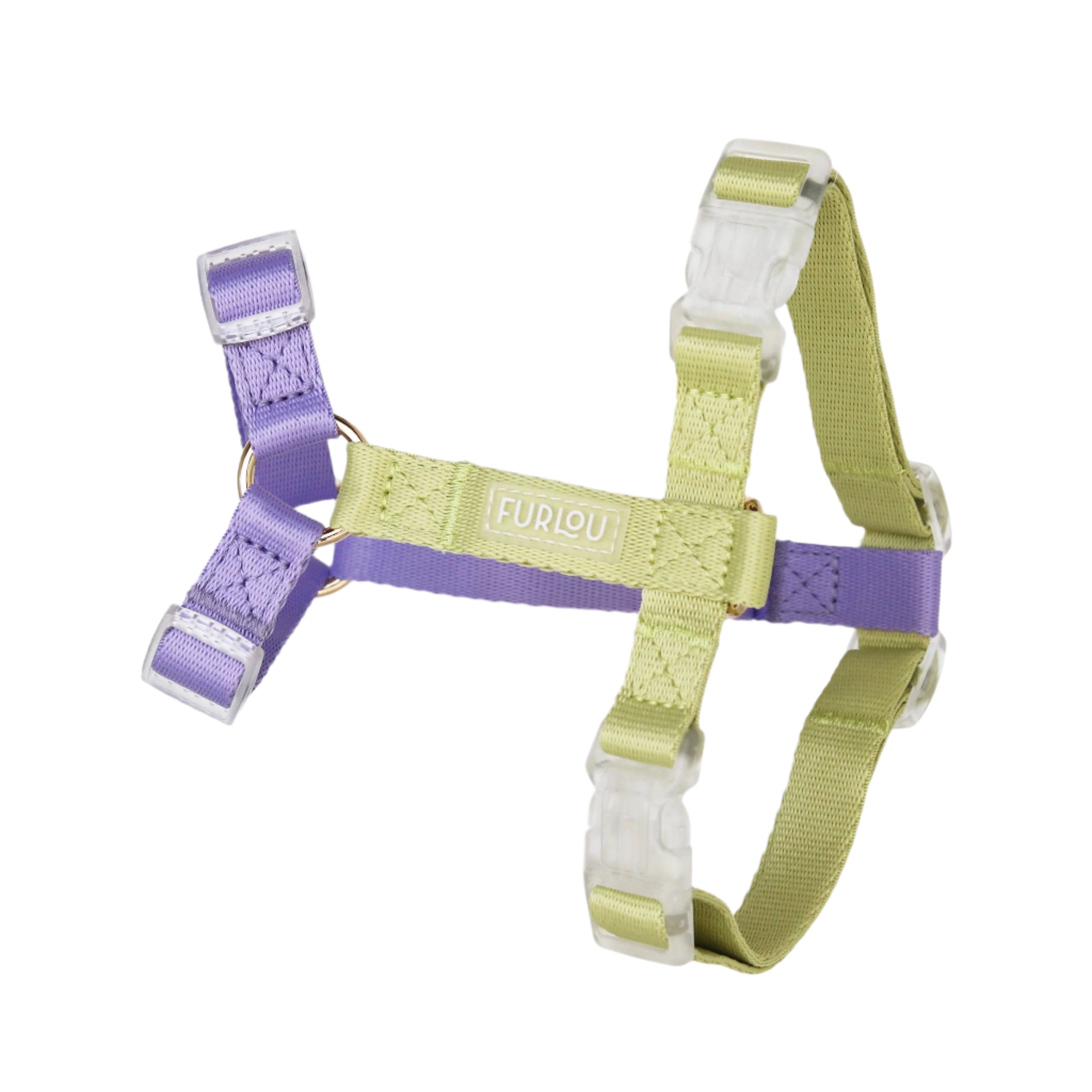 Lavender + Lime - Dog Harness