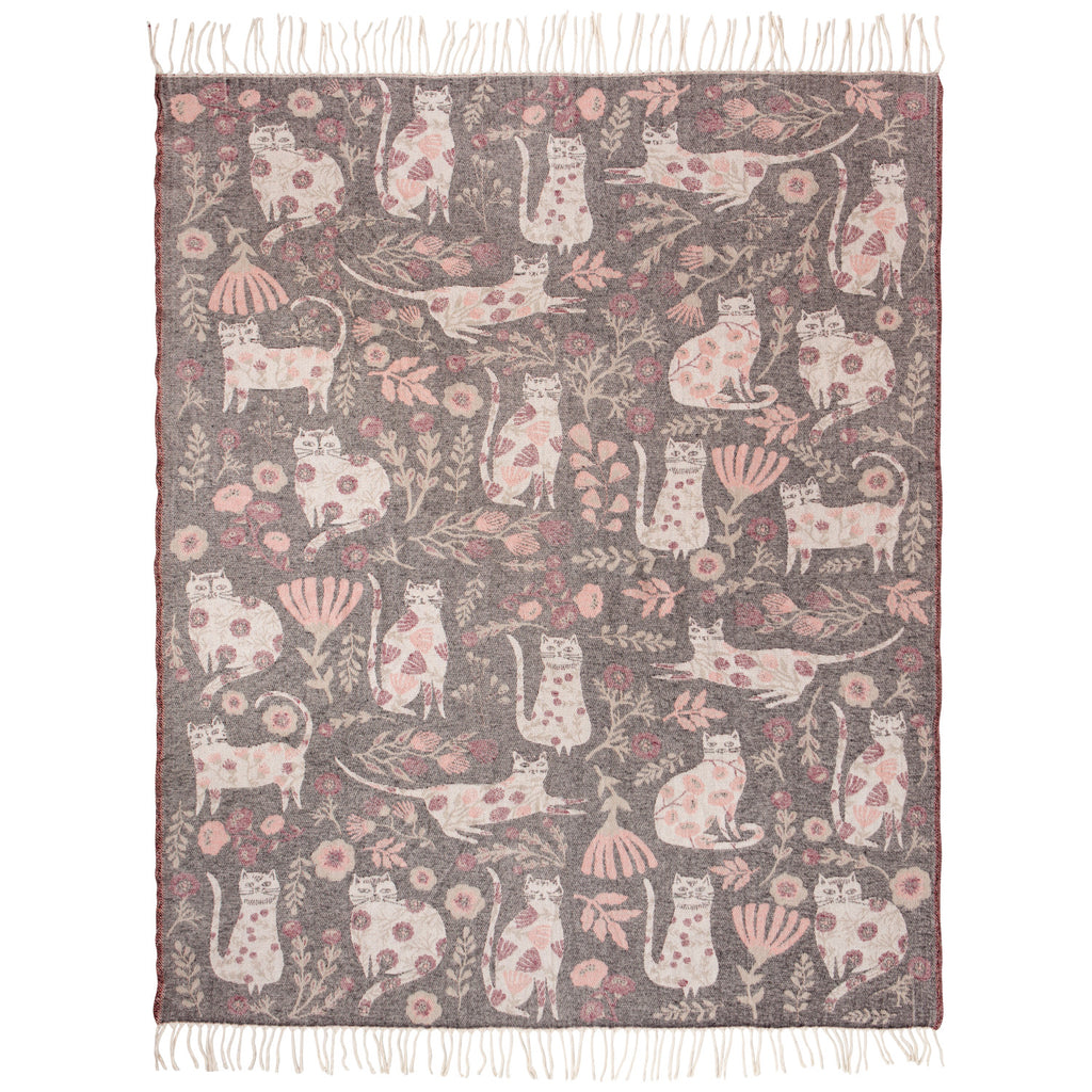 Catbloom Throw