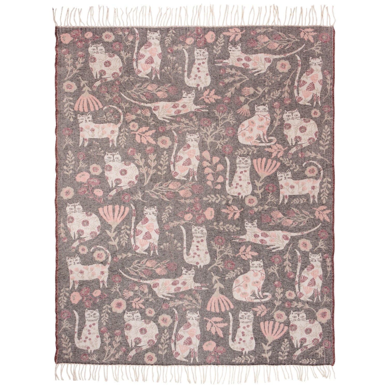 Catbloom Throw