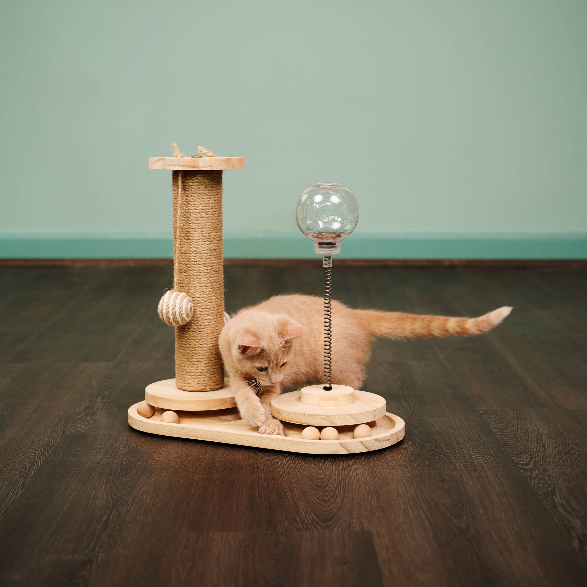 Neutral Stretch Cat Post
