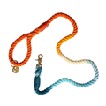 Beau Rope Dog Leash | Dog Leash | Blue And Orange Leash