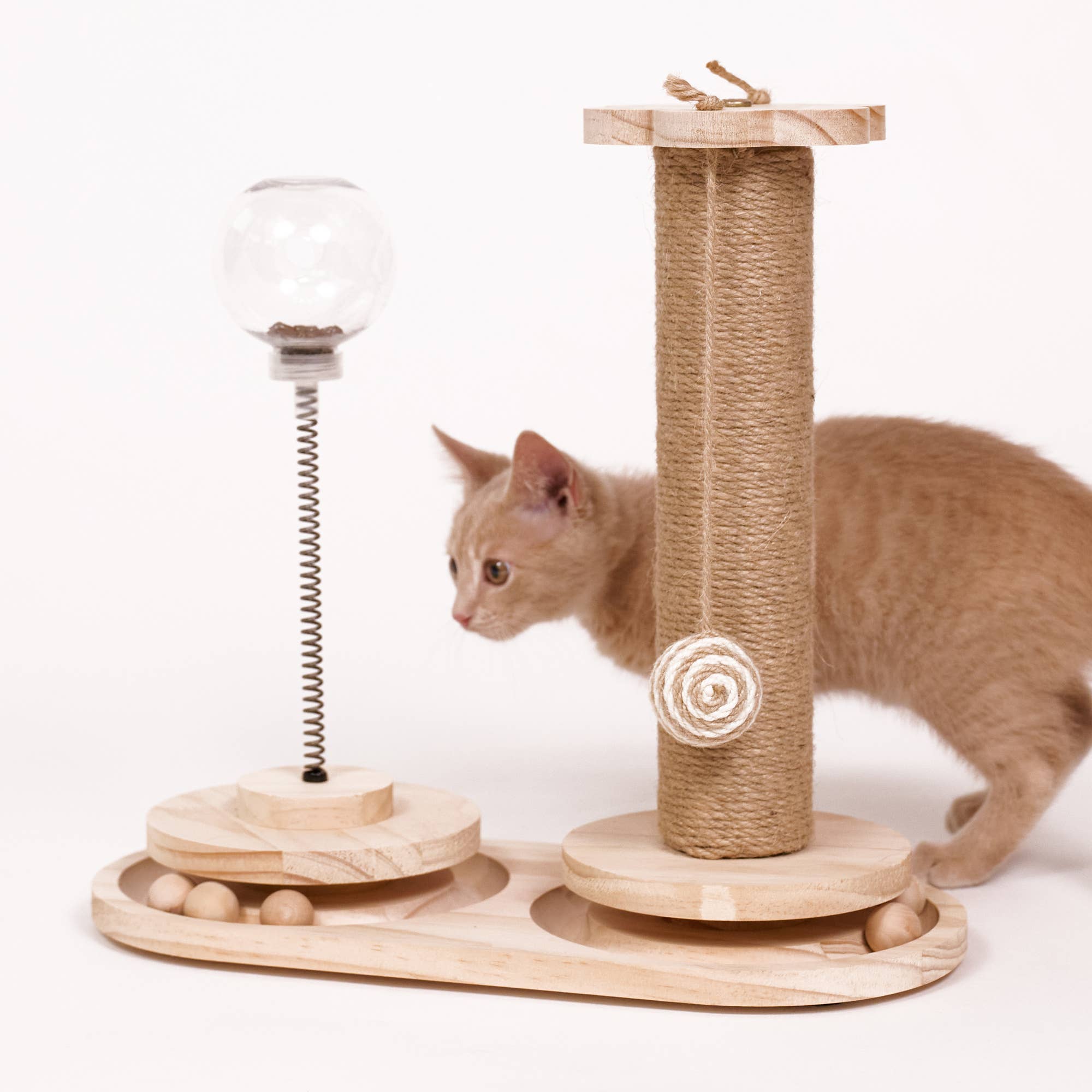 Neutral Stretch Cat Post