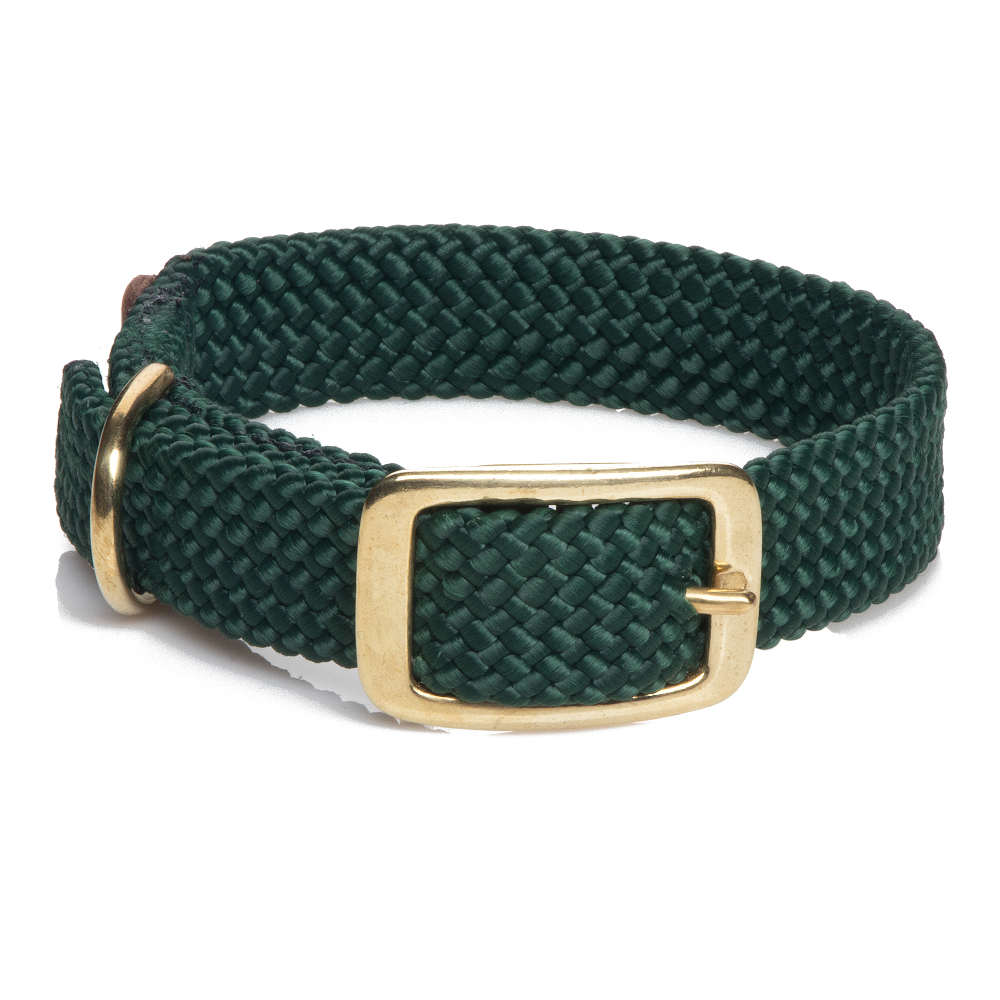 Double Braid Collar - Hunter Green
