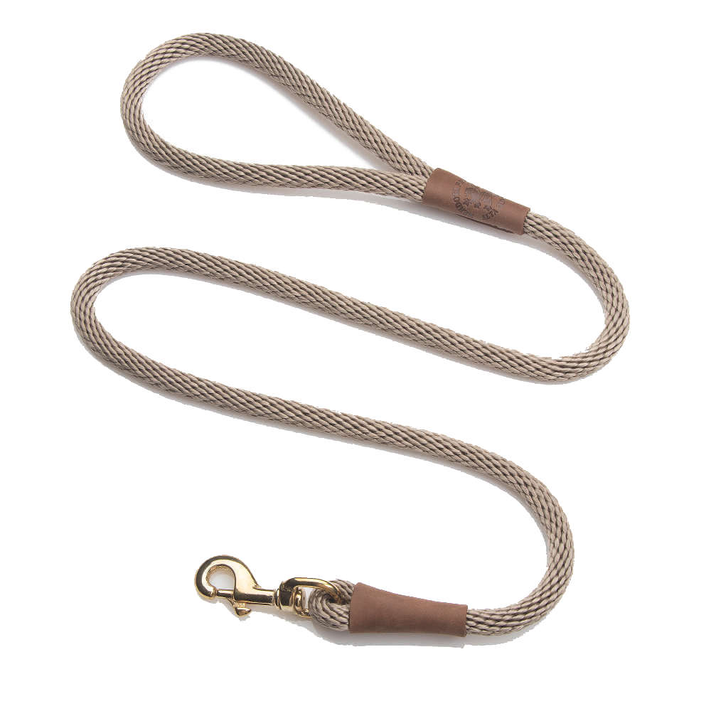 Braided Rope Leash - Beige
