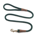Braided Rope Leash - Hunter Green