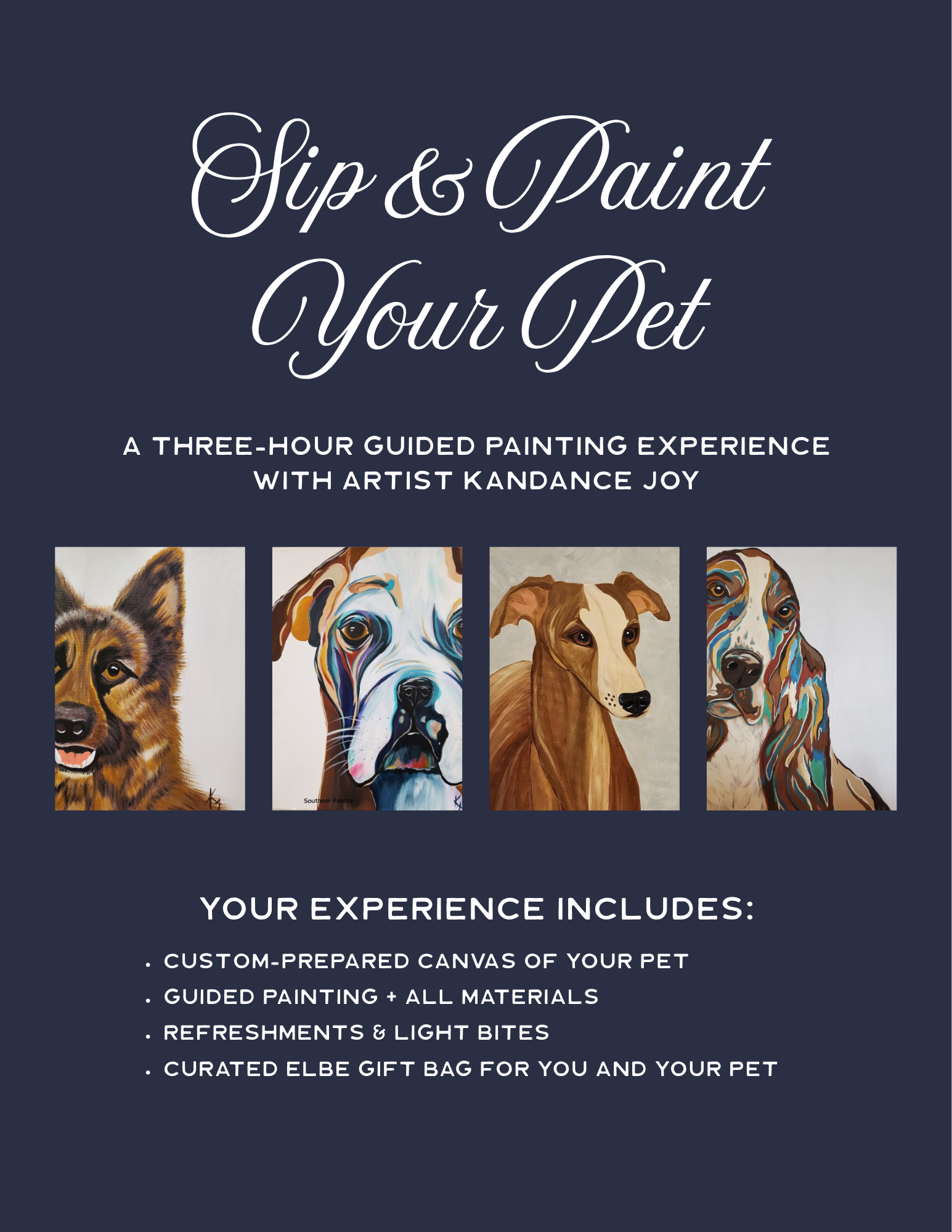 Sip & Paint Your Pet Ticket